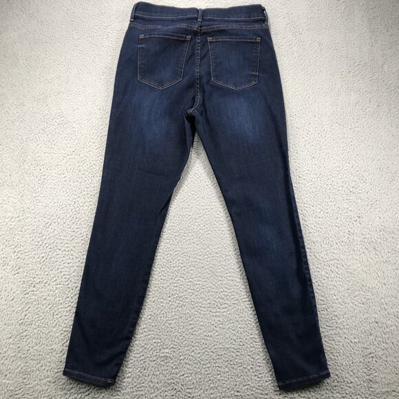 MOTT & BOW Jeans Womens Size 32x28 Jane Skinny High Rise Dark Wash Stretch Denim - Picture 2 of 13